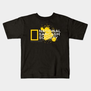 National Sarcasm Society Kids T-Shirt